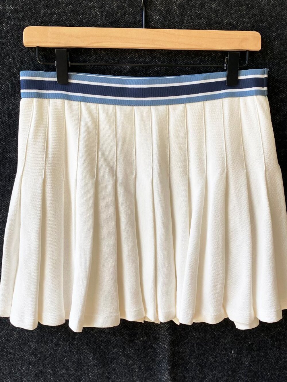 NWT The Upside x Anthropologie White Pleated Tennis Skort M